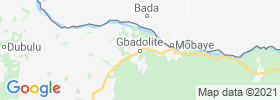 Gbadolite map